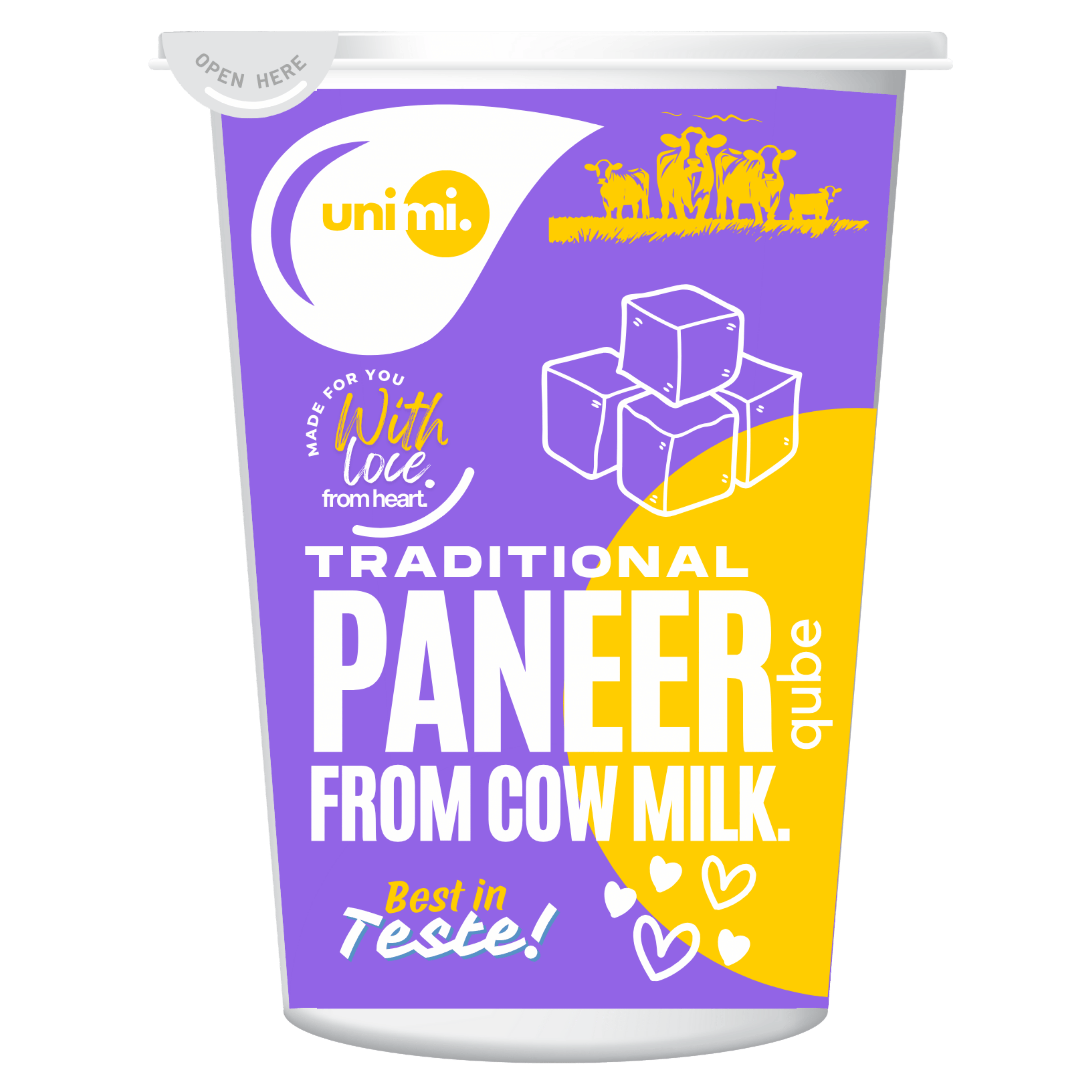 Qube paneer cup